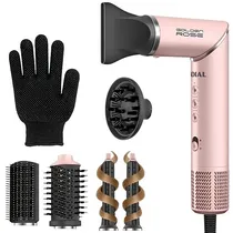 Secador de Cabelo Mondial SM-01-BLDC-GR 5 Em 1 220V ~ 50/60 HZ - Golden Rose