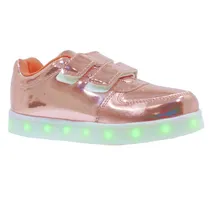 Tênis LED Gati Kids TXL-28 Pinkgold N.29