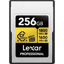 Memoria CF Express 4.0 256GB Lexar Professional Tipo 4 Gold Series 1800-1650 MB/s (LCAEXG4256G-Rneng)