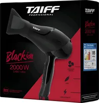 Secador Taiff Black Ion 2000W Black/Red 110V