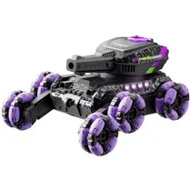 Lançador de Granadas de Água 4DRC 4D-Y13 - Realista - Luz LED - Acrobacias 360° - com Controle - Lilás