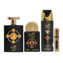 Kit Lattafa Al Qiam Gold 100ML + 20ML + Deo 200ML