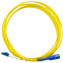 Cabo de Conexão de Fibra Óptica Patch Cord LC-Upc para LC-Upc Monomodo 3 MM - 5 Metros