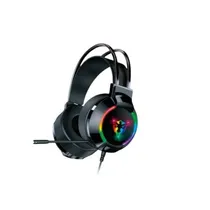Fone BT Satellite AE-304 RGB/com Fio - Preto