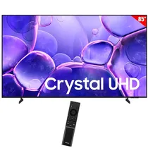 Smart TV LED 85" Samsung Crystal Uhd UN85U8000FG 4K Ultra HD Tizen Wi-Fi/Bluetooth com Conversor Digital