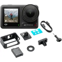 Câmera Dji Osmo Action 4 Standard Combo 4K com Tela 2.25" Touch Wi-Fi/Bluetooth - Preto