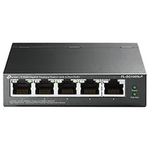 Hub Switch TP-Link TL-SG1005LP 5 Portas / 4 Poe+ - 10/100/1000MBPS