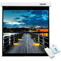 Tela para Projetor Quanta QTTLE150 - 150" - 220V - Branco