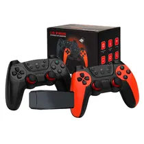Console Game Stick Gamepad X2 Ultra / 64GB / com 2 Controles - Preto/Vermelho