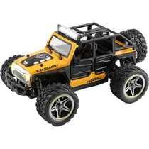 Automodelo Carro Elétrico Extreme Charge No° 22201 - Escala 1/22 - 22KM/H - Recarregável - com Controle - Amarelo e Preto