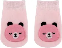 Meias Sapatilha Antiderrapante Urso Buba - 14543 Rosa - P