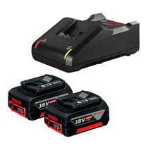 Kit Bosch – 18V / 2 Baterias 4AH + Carregador (2×Gba + 1×Gal)