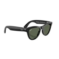 Lente Ray Ban Meta Skyler RW4014 Gen 2 Shiny Black/ Gis Green