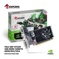 Placa de Video Keepdata Geforce GT220, 1GB DDR3, 128BITS, 1X DVI 1X HDMI 1X VGA, KDGT220-1GD3