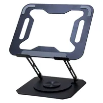 Suporte Giratorio Portatil para Tablet e Notebook PH08 Articulado / 230X260MM - Preto