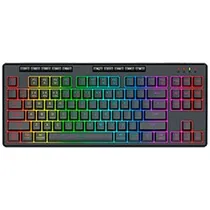 Teclado Gamer Redragon K516RGB-Pro Shiva Pro 87 Wireless / RGB / Inglês - Preto