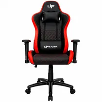 Cadeira Gamer Up Gamer D2534BKRD, PVC Algodão Base Em Metal Reclinável Até 120KG, Preto e Vermelho