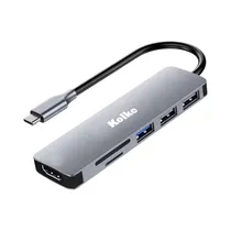 Adaptador USB C Kolke KCH-680 6 En 1