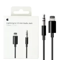 Apple Cabo Lightning para Auxiliar 3,5MM 1,2M MR2C2ZE/A - Black