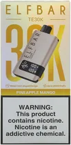 Vape Descartável Elf Bar TE30K Pineapple Mango 30000 Puffs