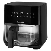 Freidora Airfry Smartfy AF04B Dig 4.5L 1350W c/Vidrio 220V/50HZ - Negro