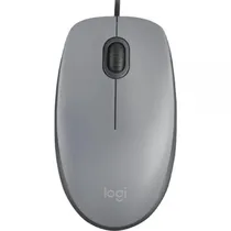 Ratón Logitech M110 Gris Con Fio USB