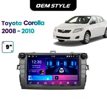 Marco Adaptador /Frame / Moldura I-Kit 9* Toyota Corolla 2008-2010 -Iluminacao Ambar (OEM Style)