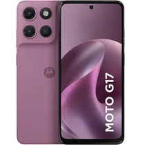 Smartphone Motorola Moto G17 5G XT2623-1 4/ 256GB / Tela 6.5 90HZ / Cam 50+2MP / Android 16 - Bordeaux (Rosa)