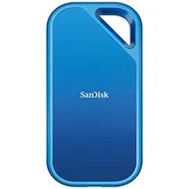 SSD Externo Sandisk 2TB Creator Pro Portátil / USB-C 3.2 - Azul (SDSSDE81C-2T00-G25)