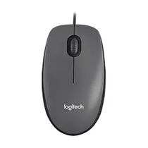 Mouse Logitech M100 USB - Cinza (910-001601)