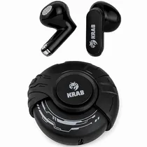 Fone de Ouvido Sem Fio Gaming Krab KBA832 - Preto