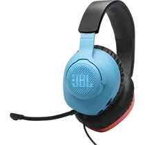 Fone de Ouvido Gamer JBL Quantum 100N 3.5 MM - Azul/Vermelho