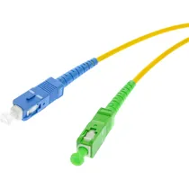 Cabo de Conexão de Fibra Óptica Patch Cord LC-Upc para SC-Apc Monomodo 3 MM - 3 Metros