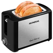 Torradeira Mondial Inox T-13 p/2 Paes - 220V
