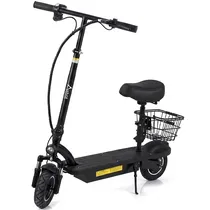 Patinete Elétrico Audisat HL09 350 Watts Rodas de 10" Até 32 KM/H Capacidade 120KG Autonomia 30 KM - Preto (3 Meses de Garantia) (CX Feia)