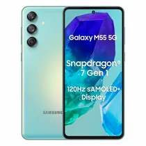 Celular Samsung Galaxy M55 SM-M556B - 8/256GB - 6.7’’ - Dual-Sim - Light Green