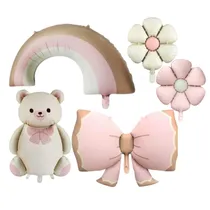 Kit de Balões Urso Flor