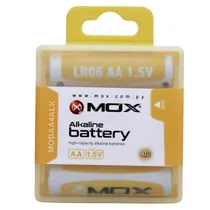 Pilhas AA Alcalinas Mox MOBAA4ALK LR06 1.5V (4 Unidades)