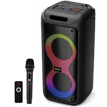 Caixa de Som Prosper P-1060 2 de 6.5" 40 Watts RMS com Bluetooth/USB/FM - Preta