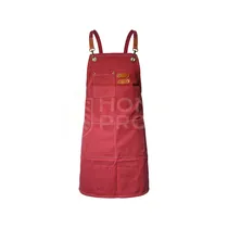 Avental Jeans Vinho