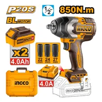 Chave de Impacto Ingco CIWLI2085 – 850NM / 2 Baterias / 4AH