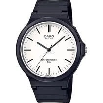 Relógio Casio MW-240-7EVDF Analógico Masculino - Preto/Branco