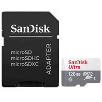 Memory SD MICRO128GB Sandisk Ultra CL10 100MB