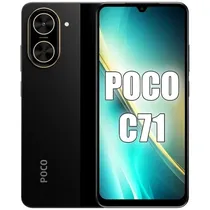 Celular Xiaomi Poco C71 Dual Sim de 128GB 4GB Ram de 6.88" 32MP 8MP - Preto (Global)