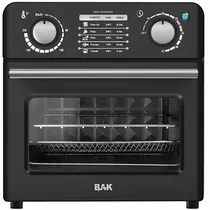 Fritadeira Elétrica BAK Air Fryer Oven BK-AO10L-220 1.000 Watts 10 Litros 220 ~ 50/60 HZ - Preta/Prata
