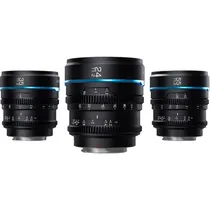 Kit de Lentes Sirui Night Walker Series 24, 35, 55MM T1.2 S35 RF Mount