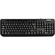 Teclado Sate AK-833 USB - Black (Espanhol)