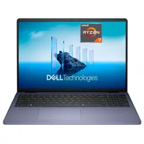 Notebook Dell 16 LDC16256-A049IND-Pus, AMD Ryzen 7 250 3.30GHZ (5.10GHZ), 16GB Ram, 1TB SSD, Tela 16" 2K Wuxga (1920 X 1200) Ips, Windows 11 Home, Inglês, Midnight Azul