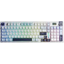 Teclado Mecanico Aula S98 Pro RBG/ 96%/ Star Vector Blue/ White/ Black