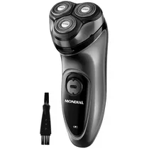 Barbeador Mondial Power Shave BE-02 5 Watts Recarregável - Preto/Cinza